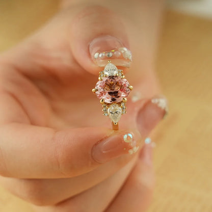 natural pink morganite