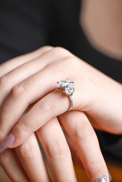 Bridal moissanite ring