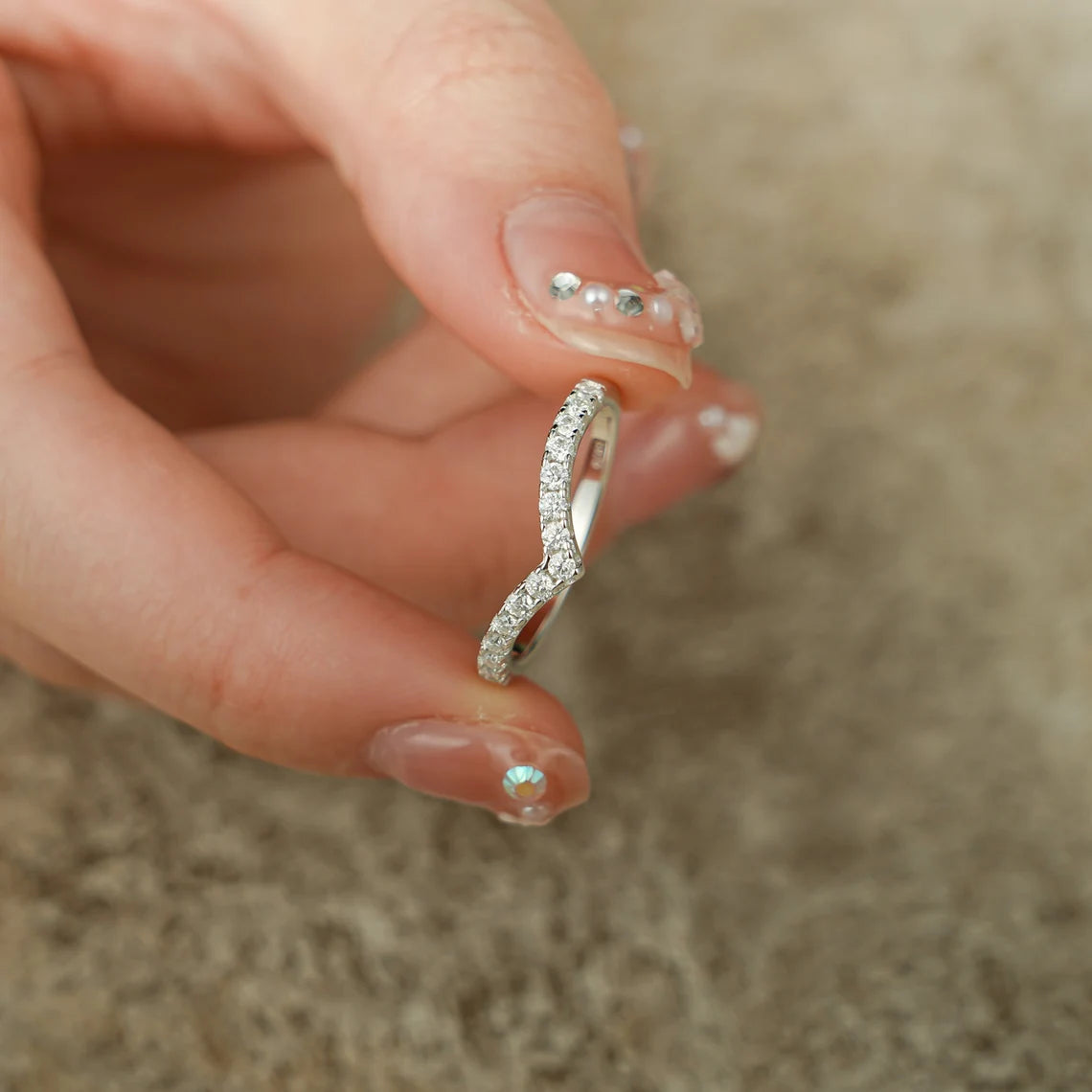 Moissanite jewelry for her