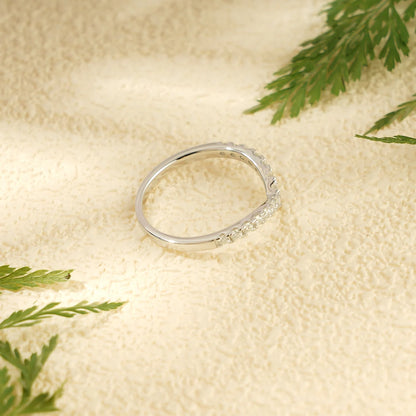 Contoured bridal band