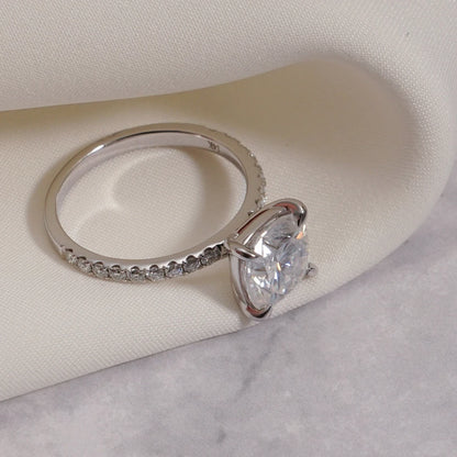 Celebrate Her Light | Cushion Cut Magic | 10K–18K Gold Ring

