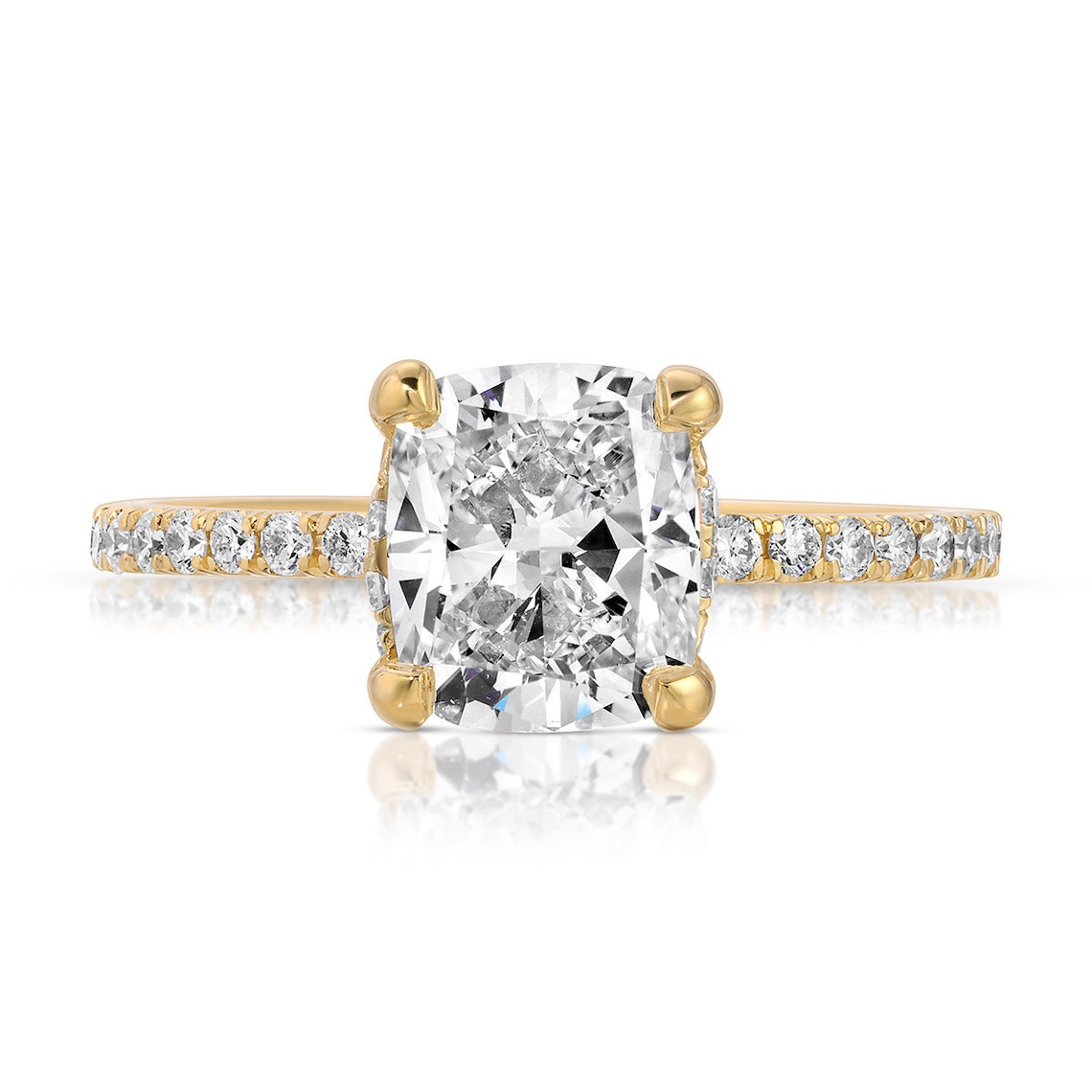 yellow gold engagement ring | yellow gold ring