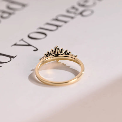 Handcrafted gold ring