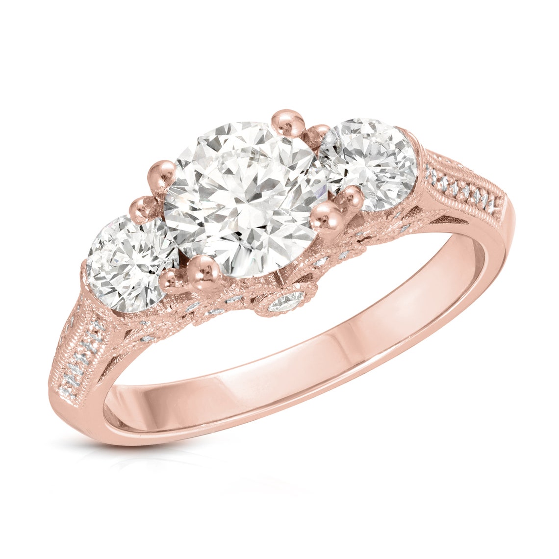 Rose gold ring