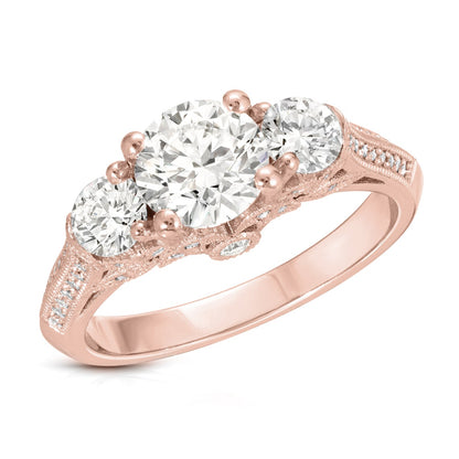 Rose gold ring