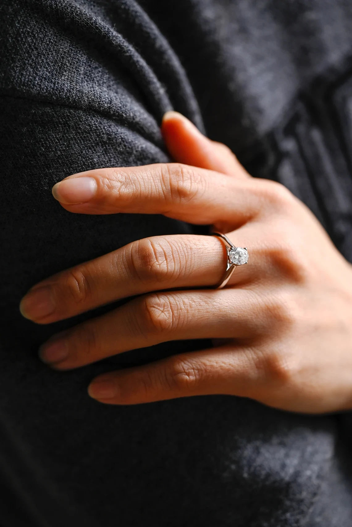 oval cut engagement ring