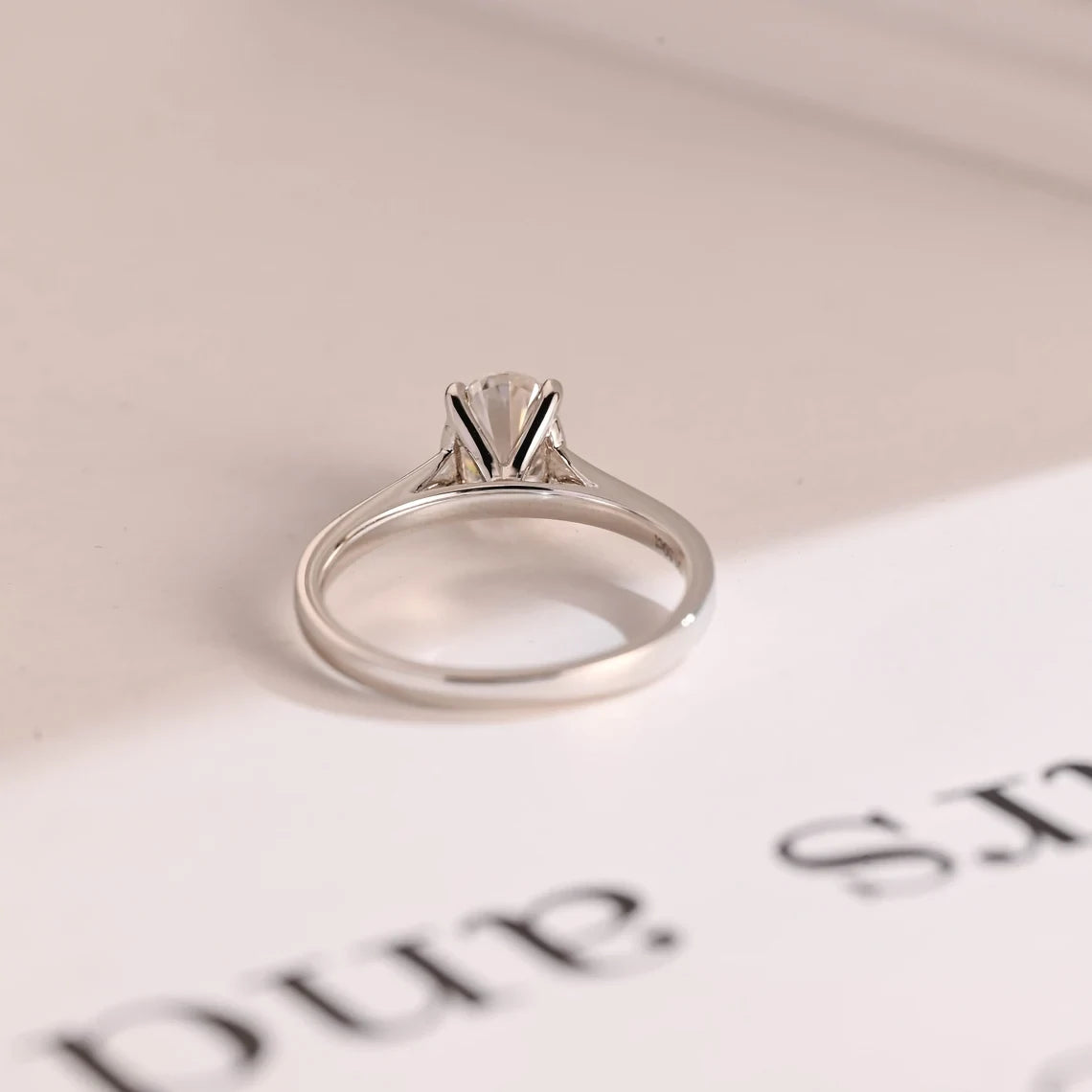 white gold solitaire 