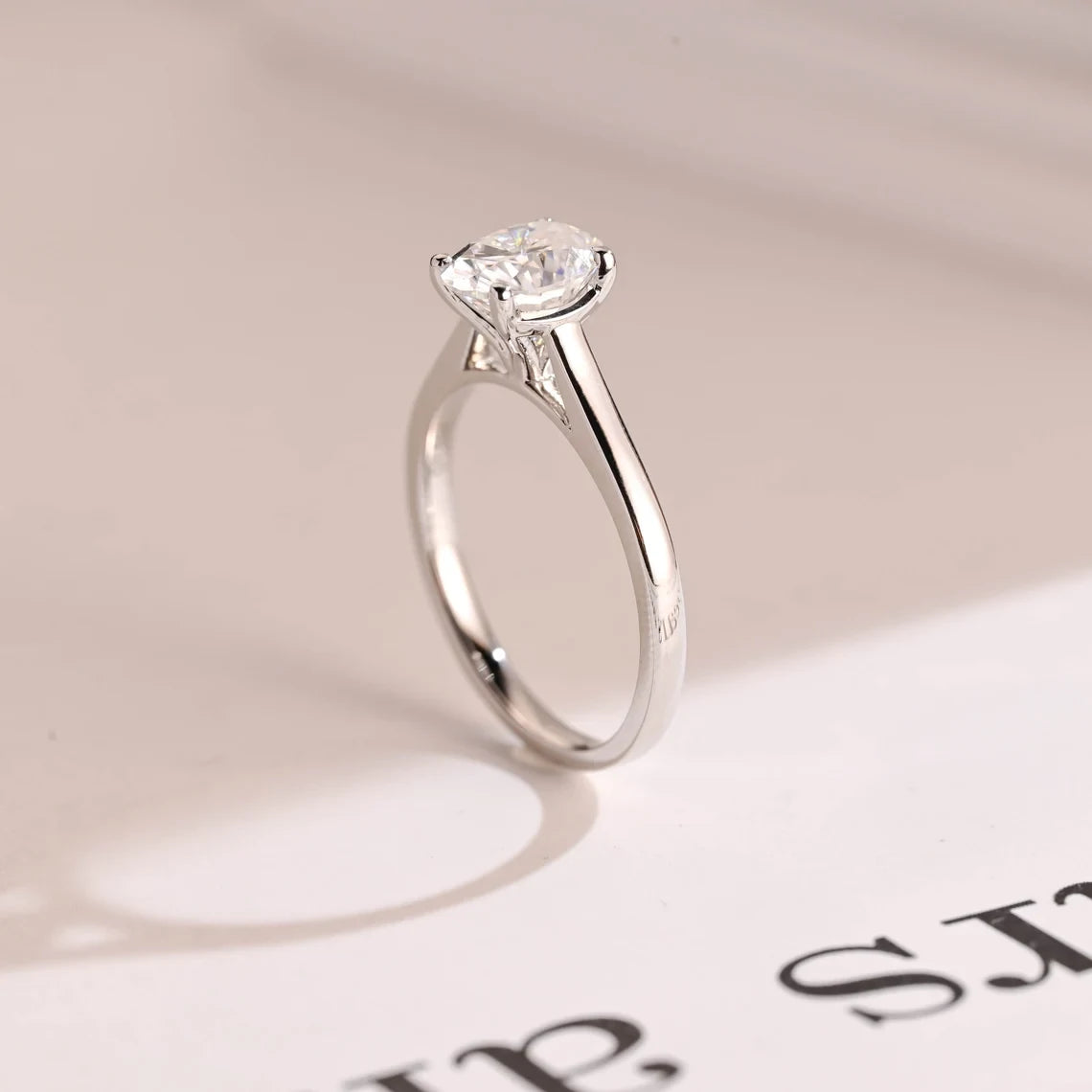 unique oval cut ring