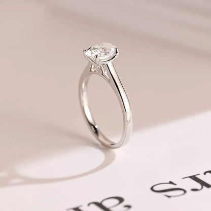 unique oval cut ring