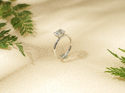 minimalist diamond ring