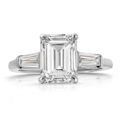 White gold solitaire ring