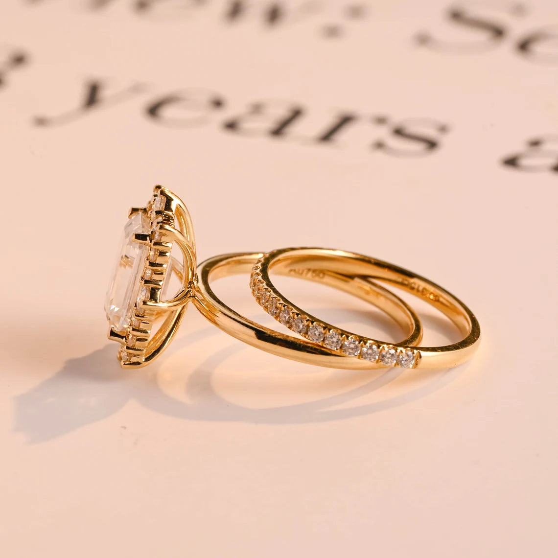 Anniversary ring set