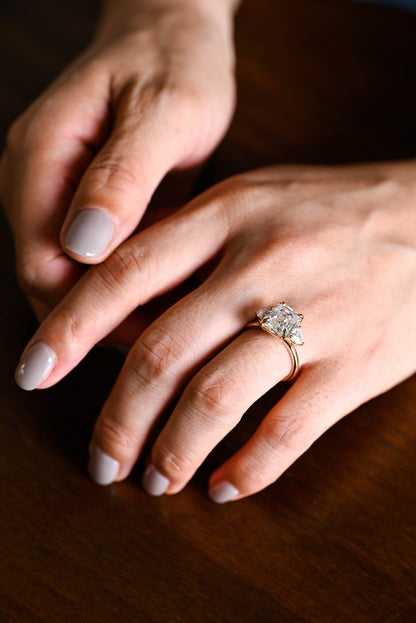 Minimalist luxury ring