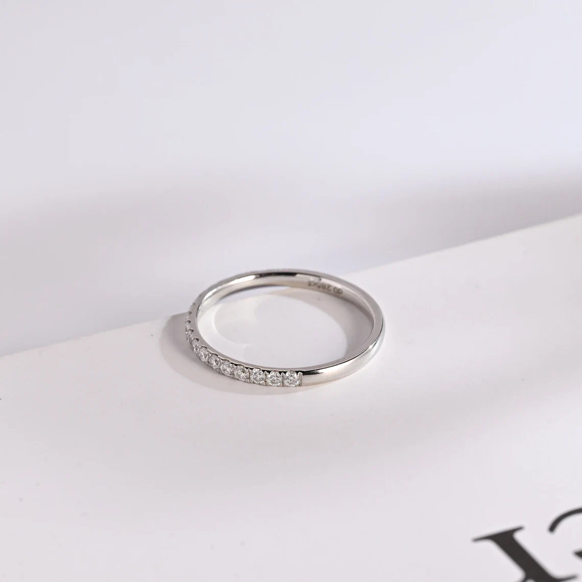 Minimalist eternity ring