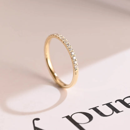 Half eternity wedding band