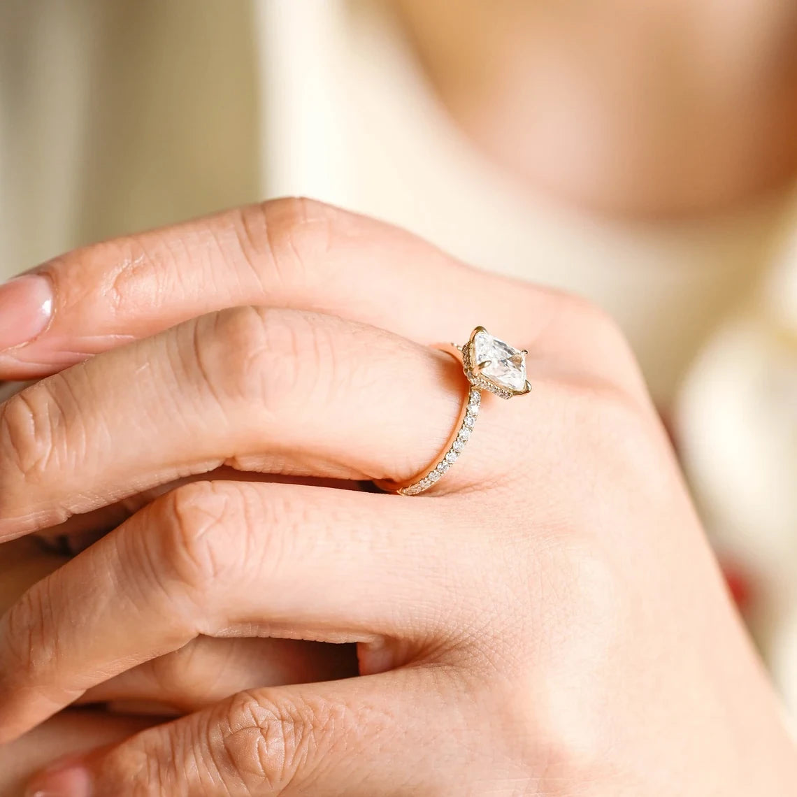 Sparkle from Within | Hidden Halo Ring | Promise Her Always

