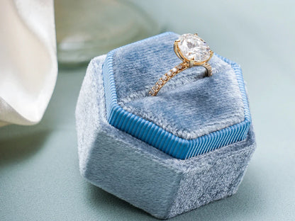 oval diamond alternative | pave band moissanite ring | oval promise ring
