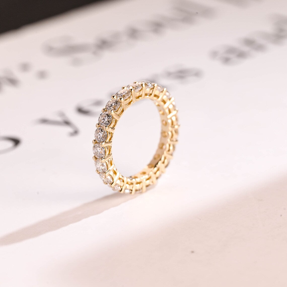 Anniversary eternity ring