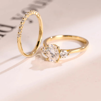 Eternity diamond matching band 