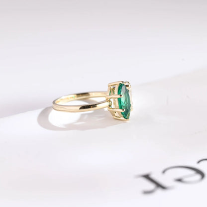Moissanite promise ring