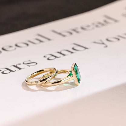 Luxury moissanite ring
