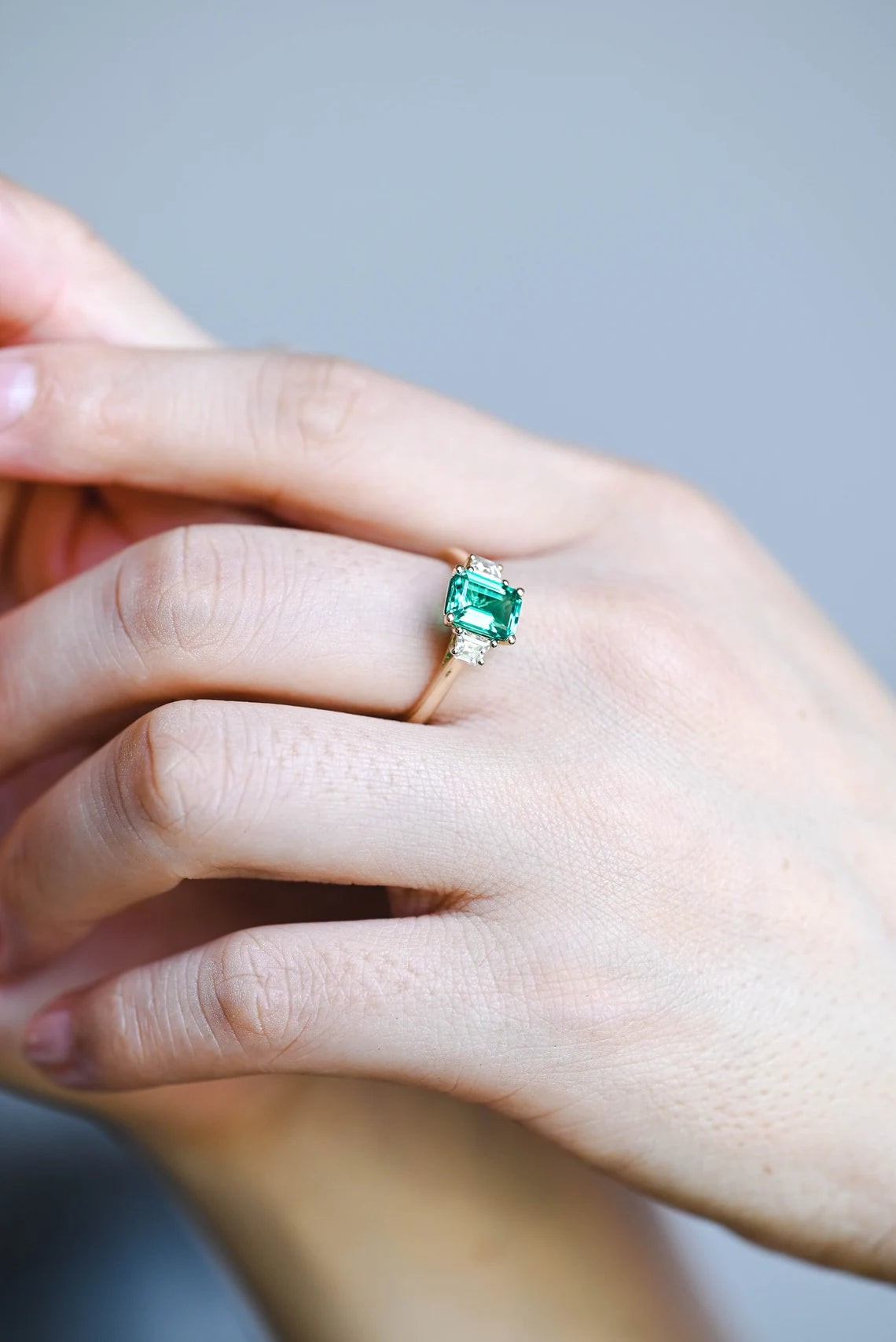 Minimalist luxury ring