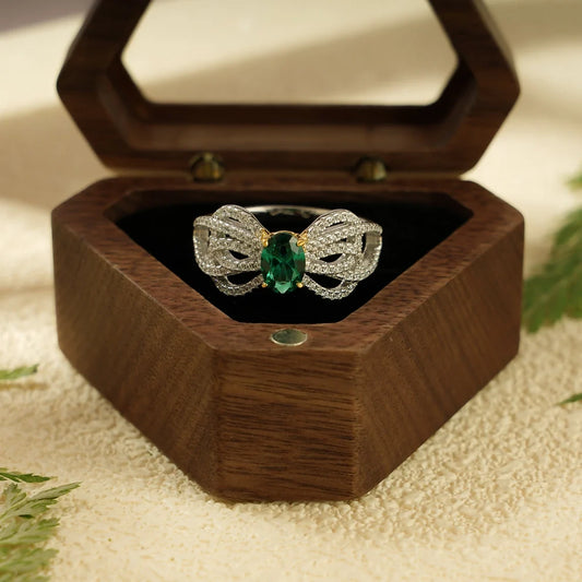 silver moissanite ring