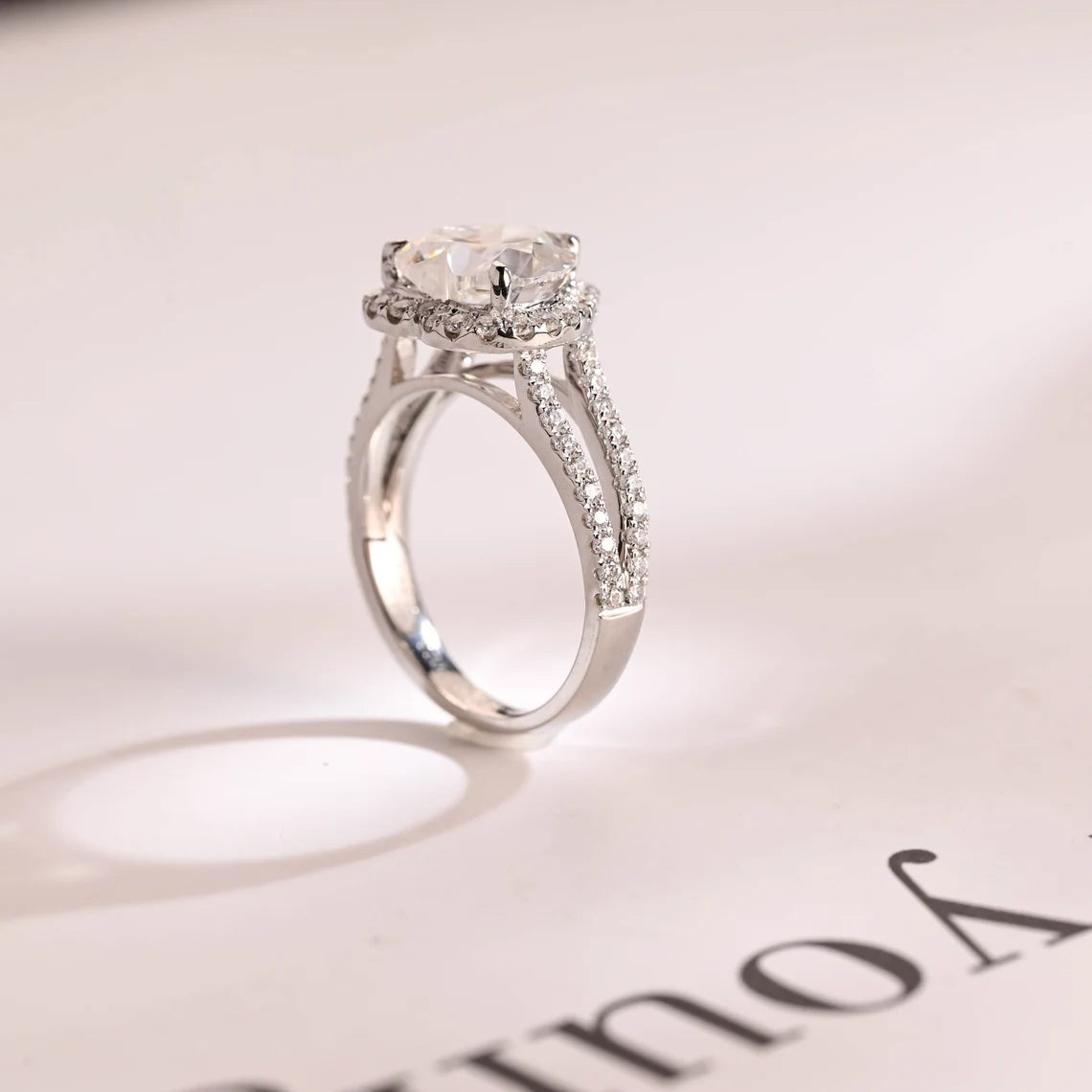 Romantic proposal ring