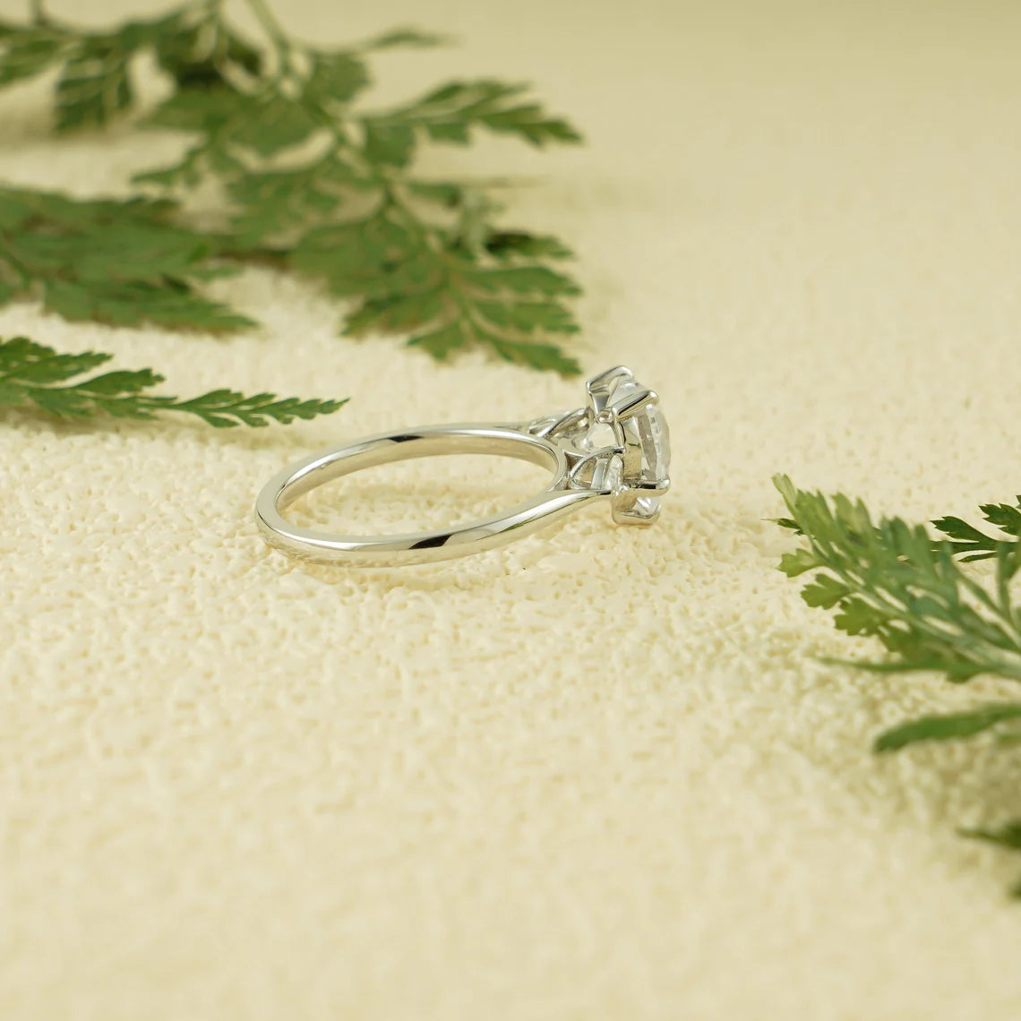 Romantic engagement ring
