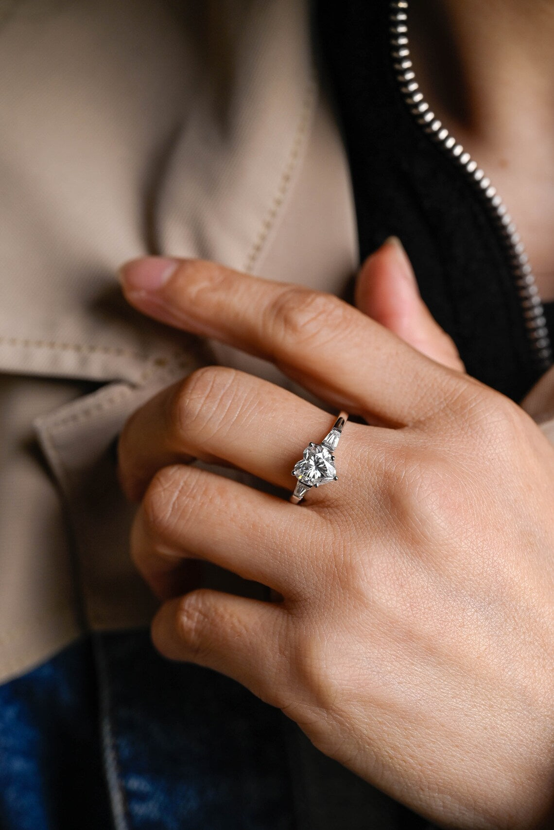 Elegant bridal jewelry ring