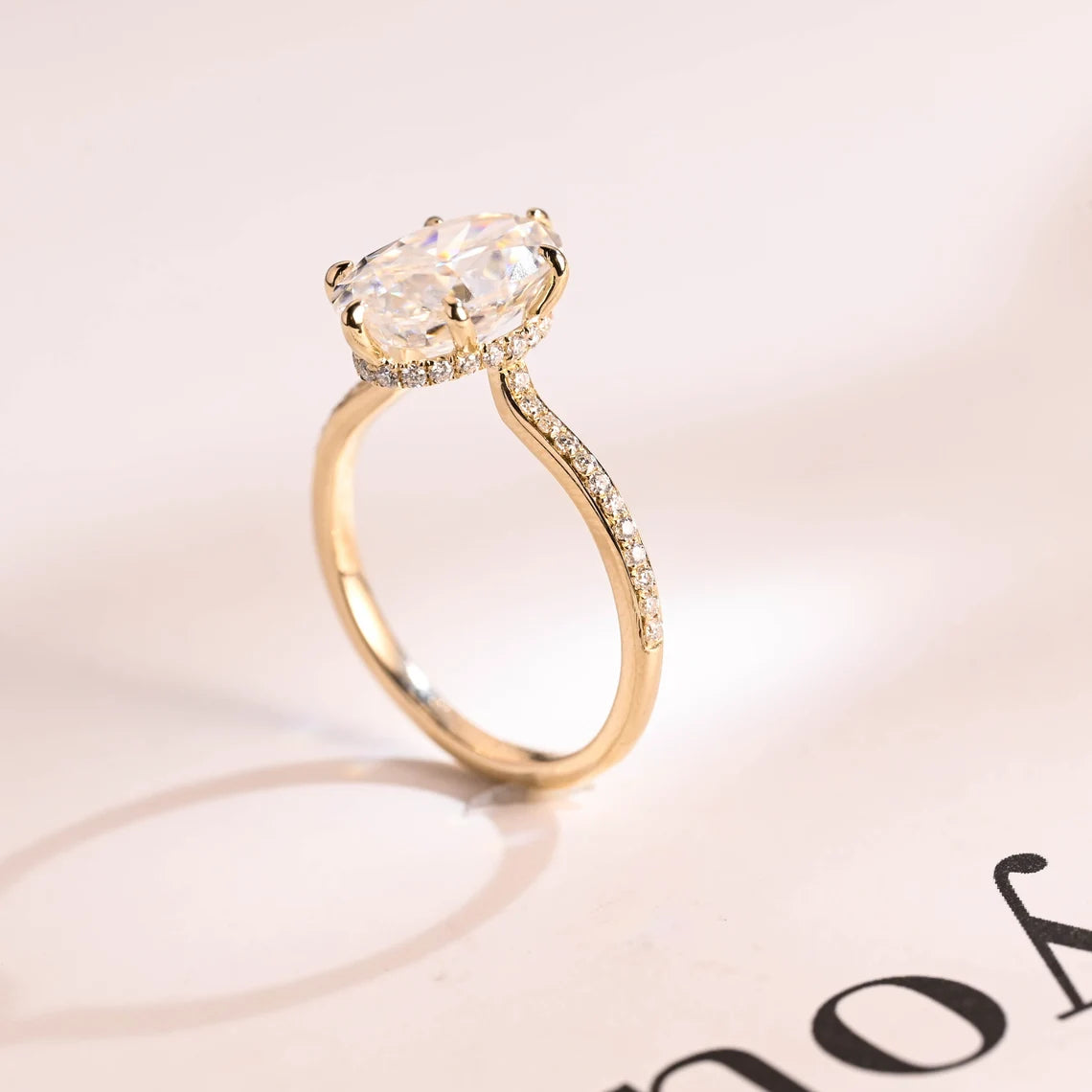 Moissanite Diamond Ring