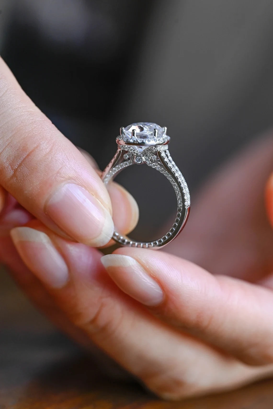 Split Shank Engagement Ring