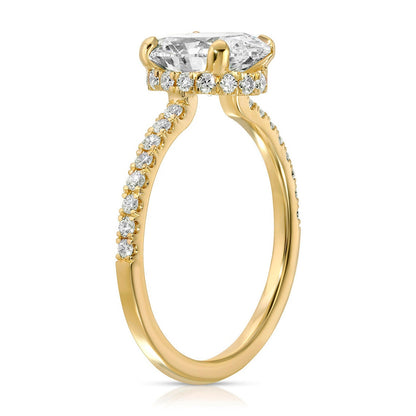 yellow gold engagement ring