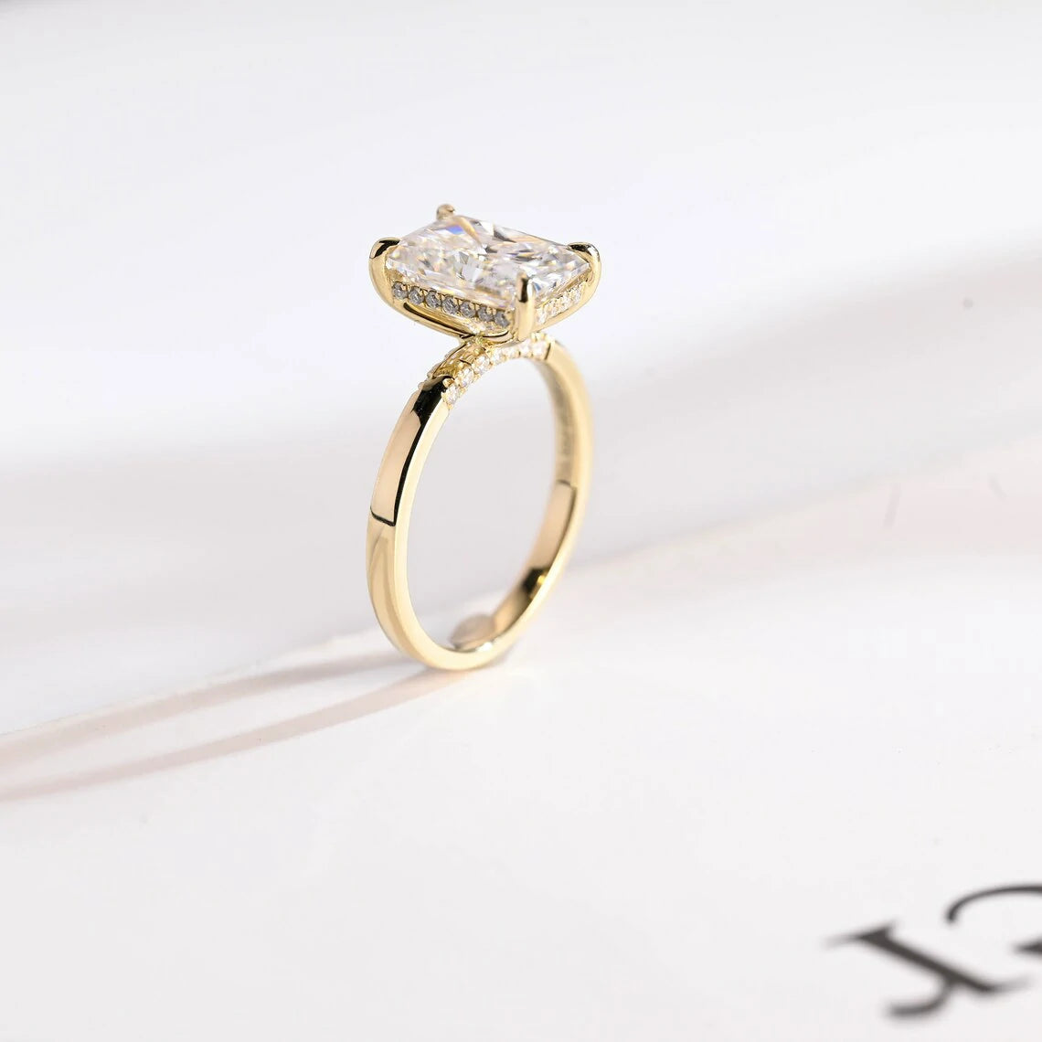 Anniversary Spark | Radiant Cut Shine | Promise in Gold

