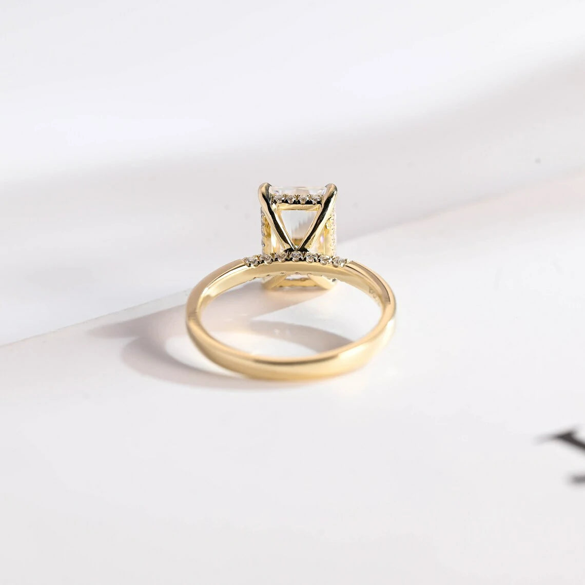 Gift Her Forever | Hidden Halo Ring | Pavé Band Magic


