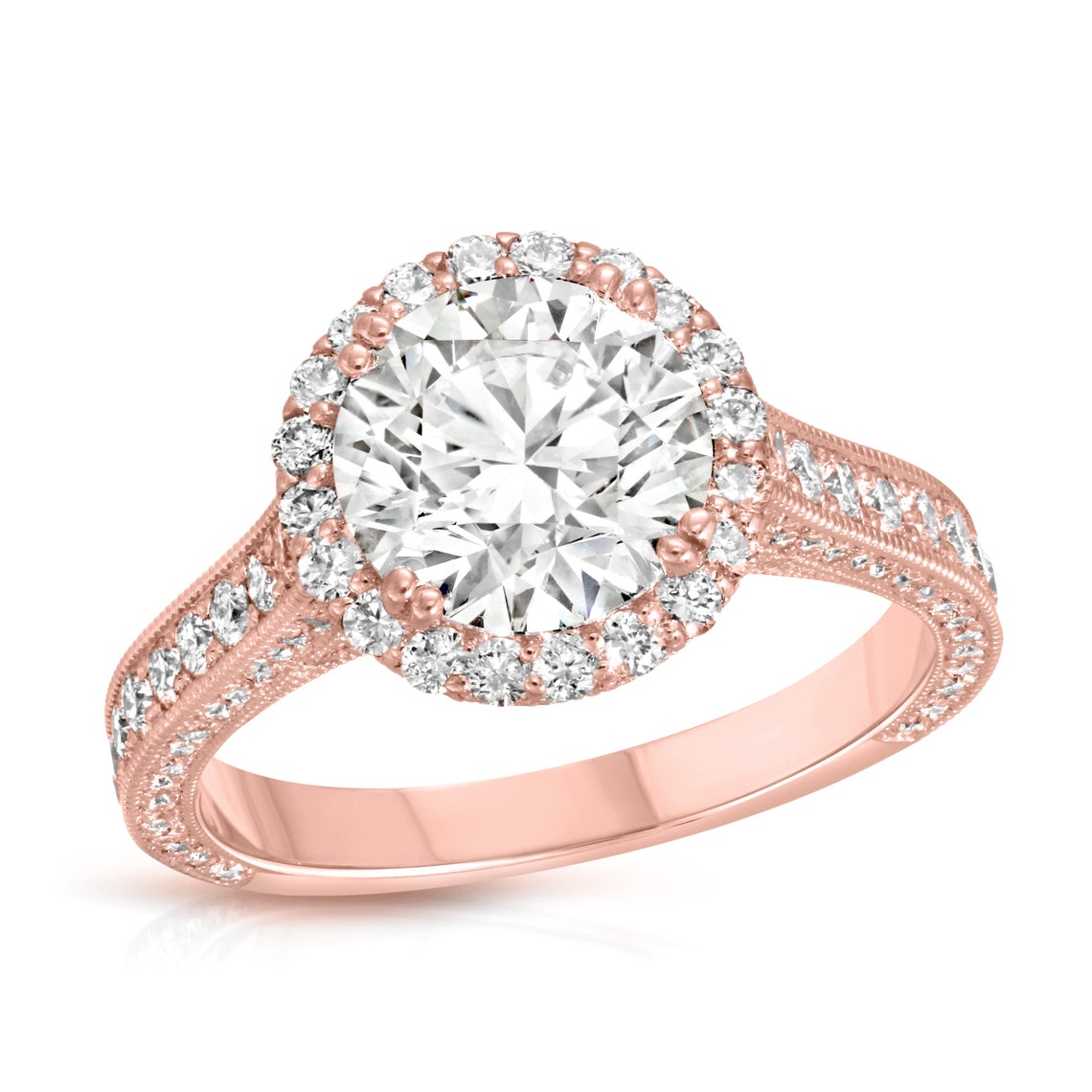 Rose gold ring