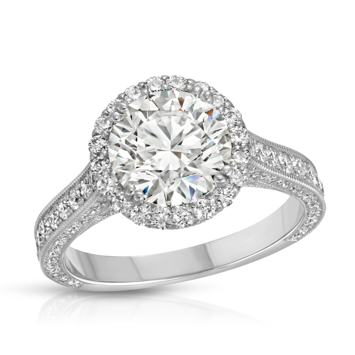 White gold ring