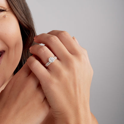 Eternity pave ring