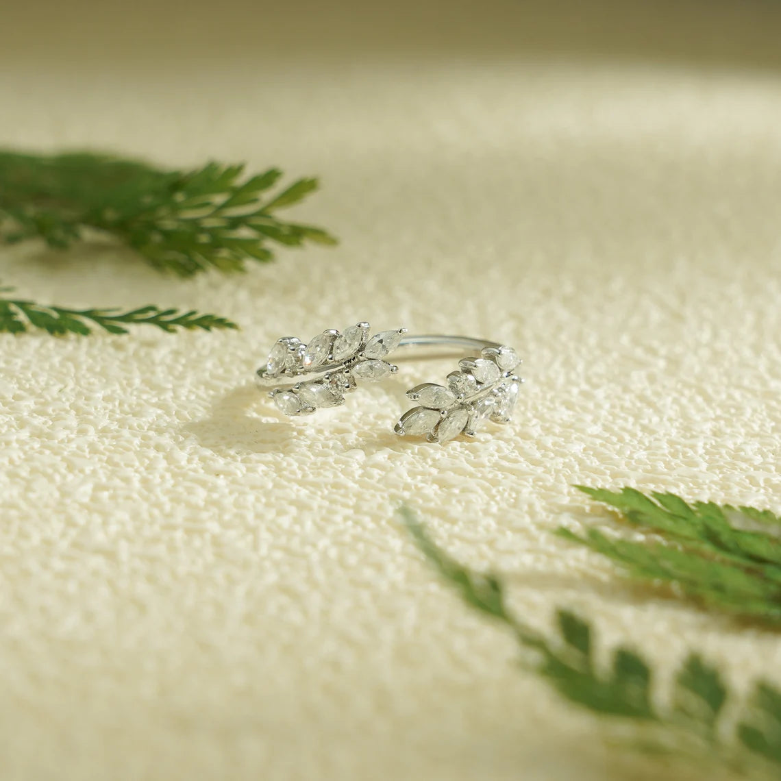 Open wedding band