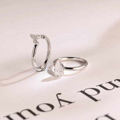 Matching diamond curved band 