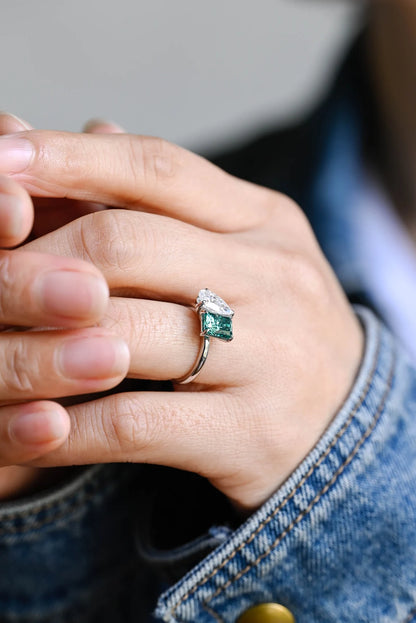 Non traditional engagement ring