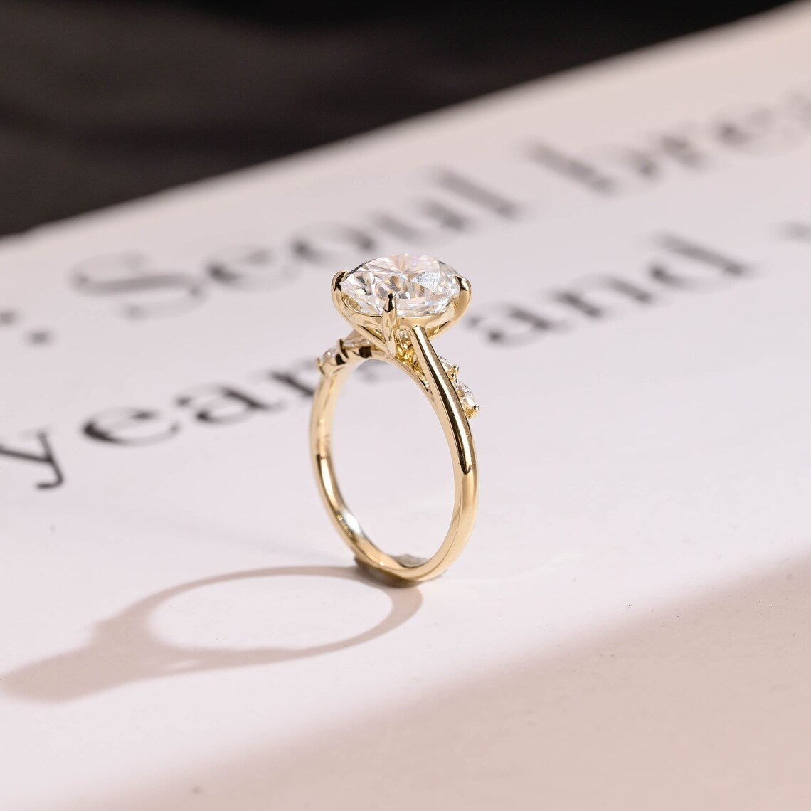gold proposal ring