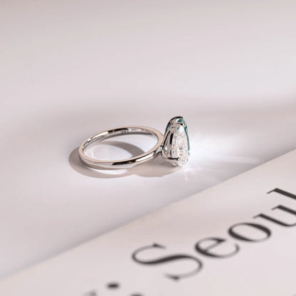 Prong-set solitaire ring