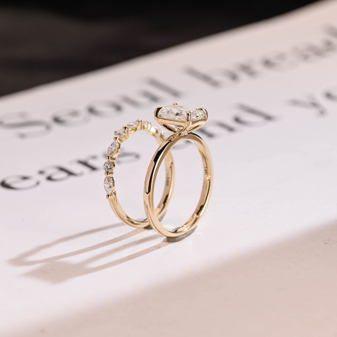 Solitaire engagement ring