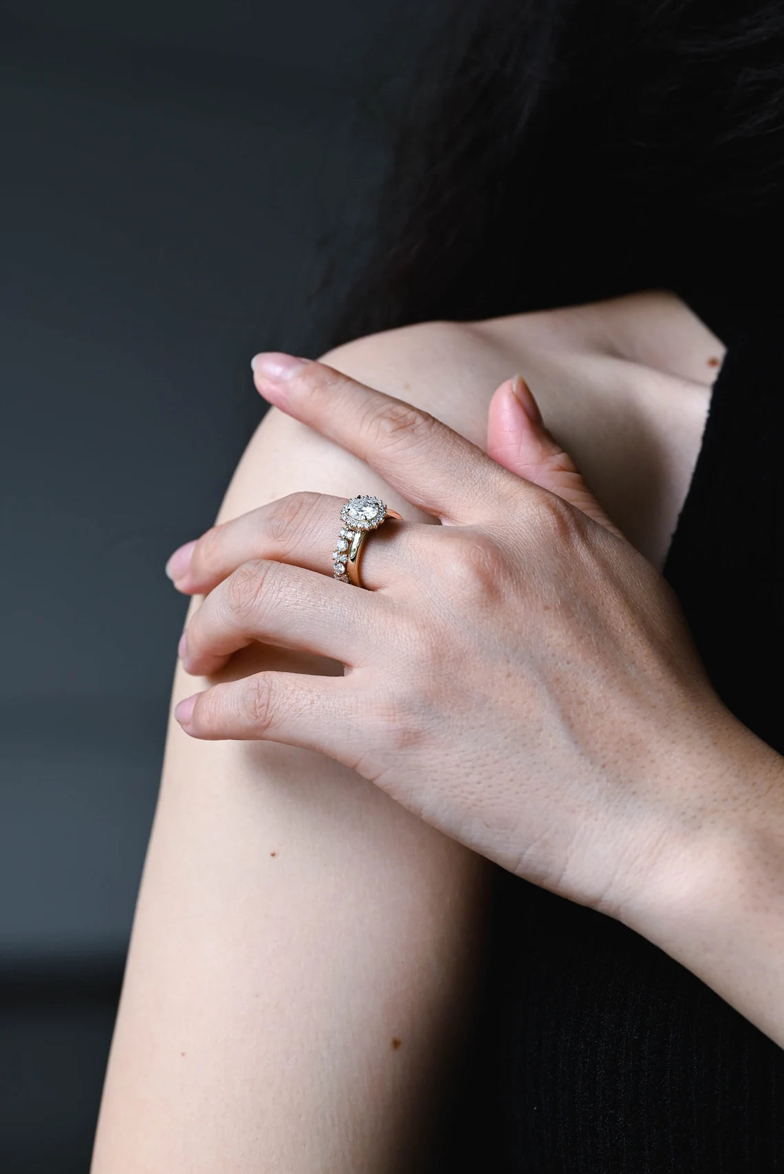 Wedding ring set for her