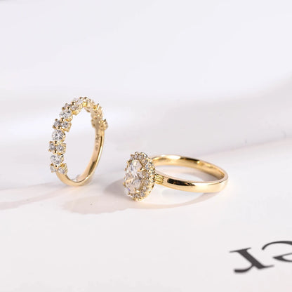 Round diamond eternity band