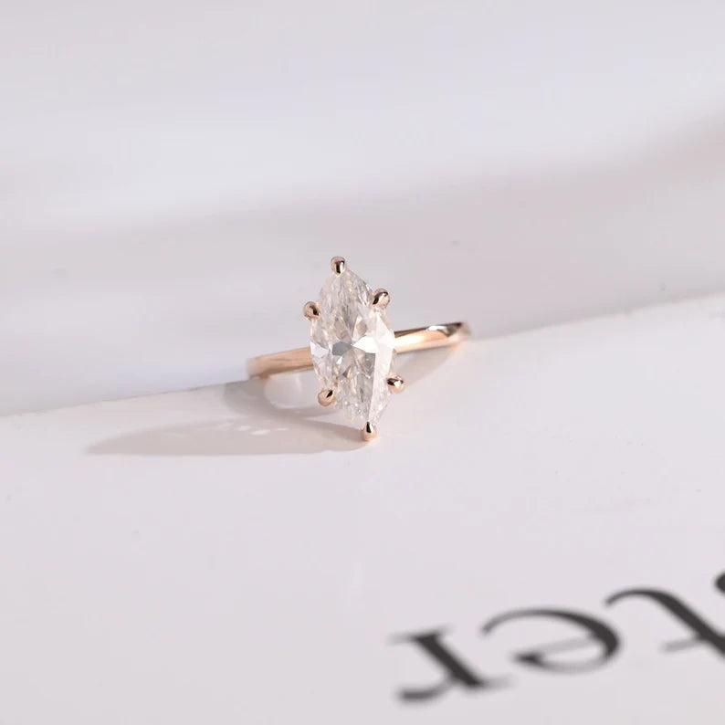 Prong set bridal ring