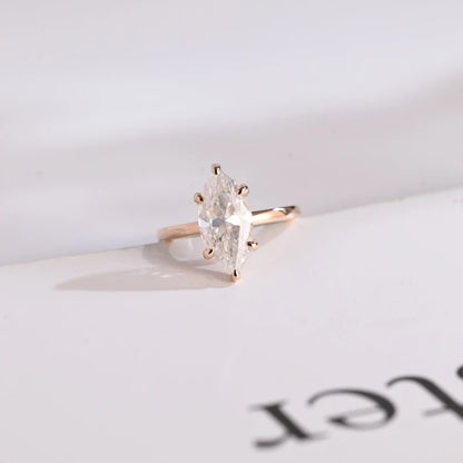 Prong set bridal ring