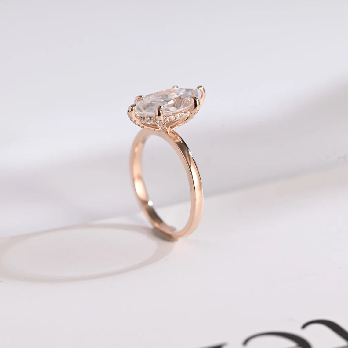 Solitaire engagement ring