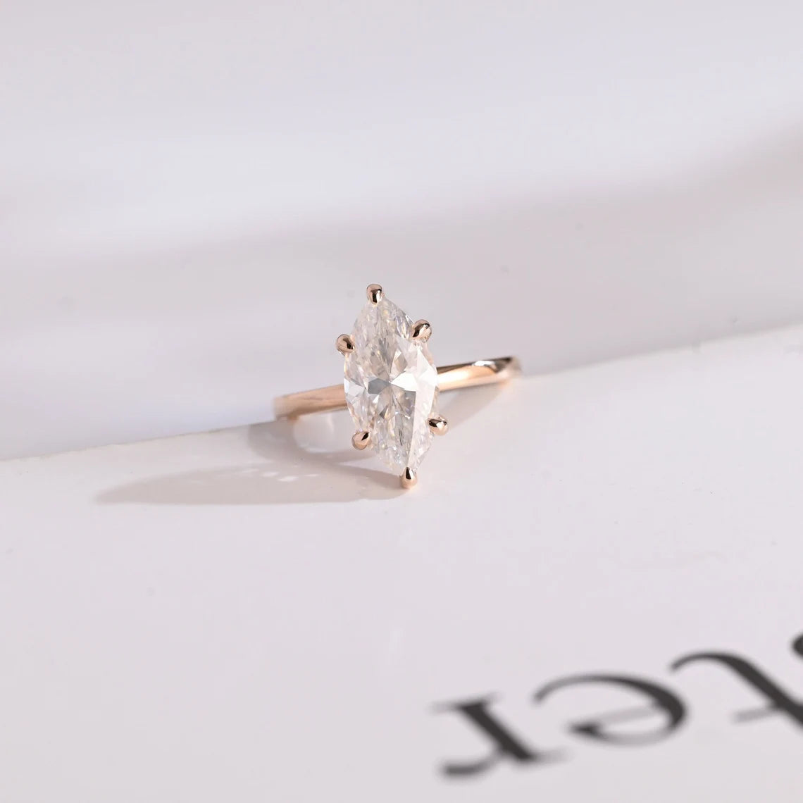 Minimalist engagement ring